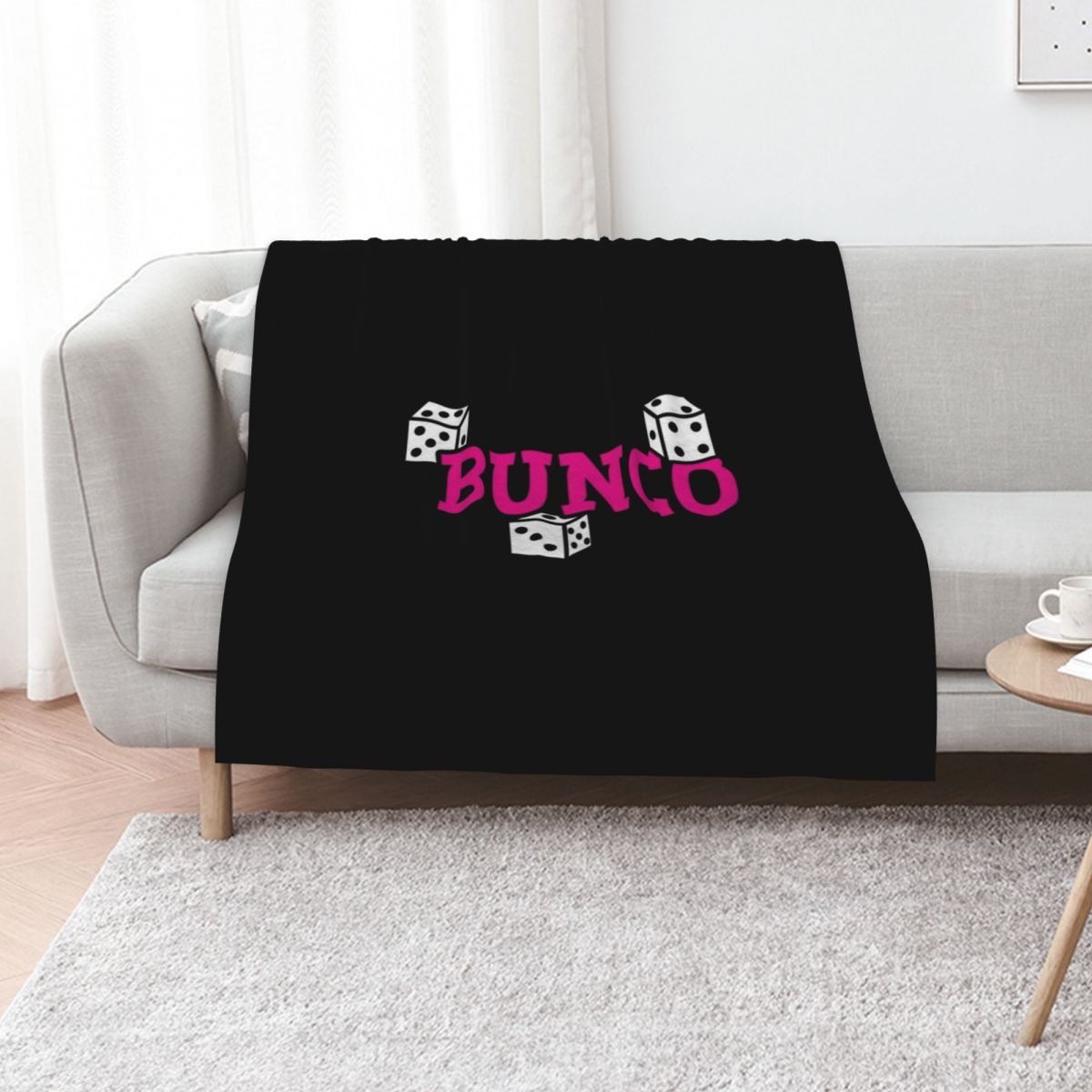 Space Blanket Heavy - Bunco Spaced Dice Design Atma Battaniyesi,
