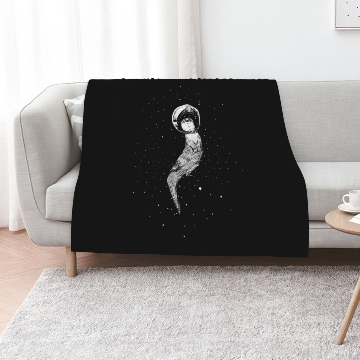 Space Blanket Heavy - Otter Space'de Kayma (renk için en