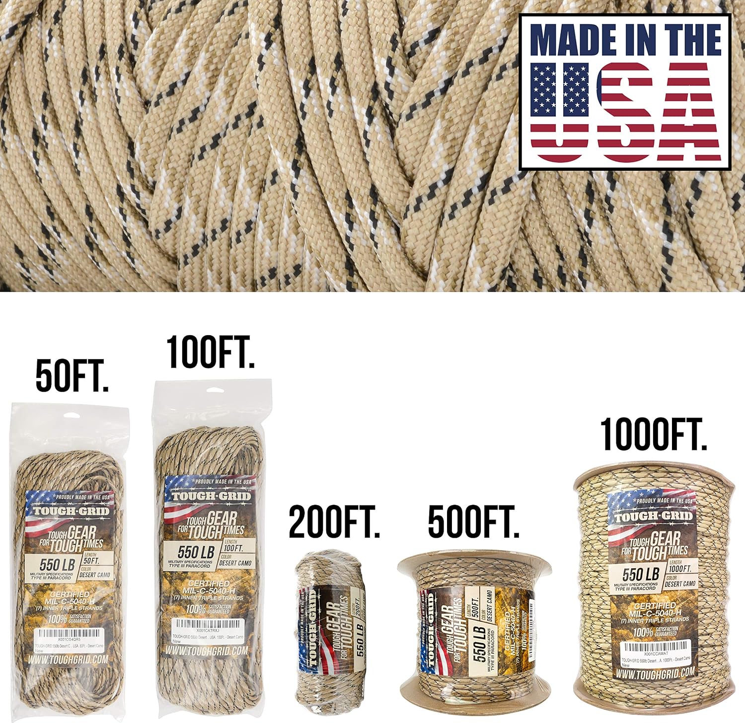 550 Paracord Halat Naylon Para - Outdoor Adventure Usa incelemesi ve fiyatı
