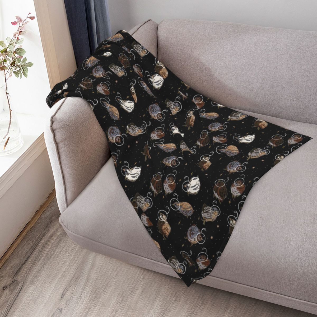 Uzay Bıldırcını Desenli Örtü Y - Space Blanket Heavy incelemesi ve fiyatı